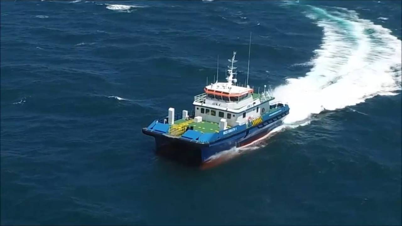 26m Typhoon Class Swath build and sea trials of MCS Swath 1