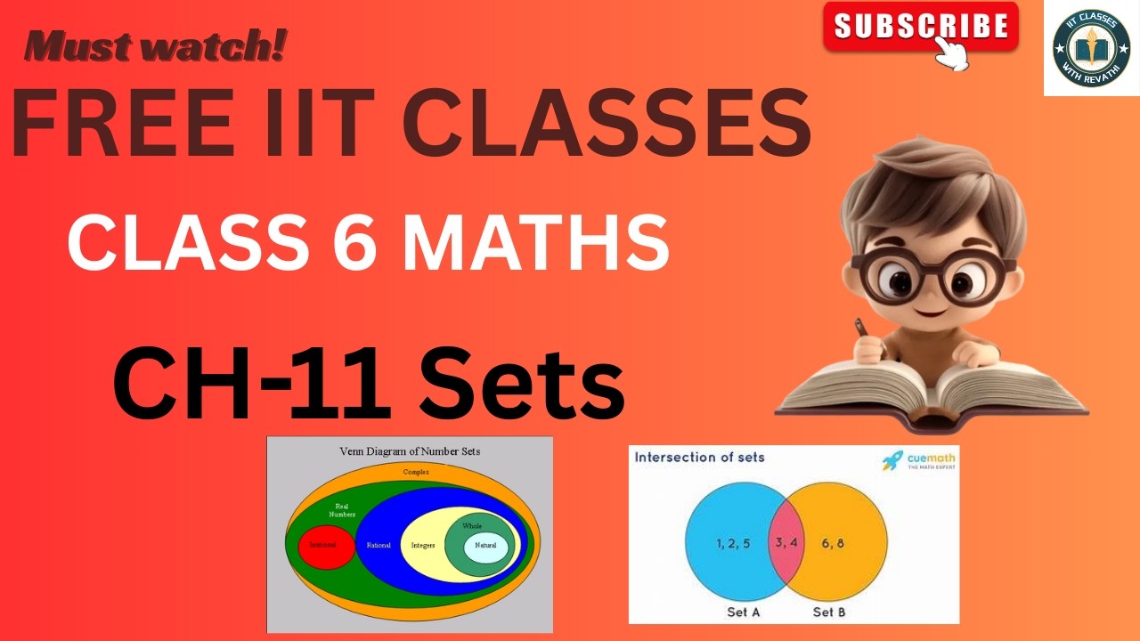 Introduction to Venn Diagrams | Class 6 Maths | Free IIT Foundation Classes | Basics Explained Clear