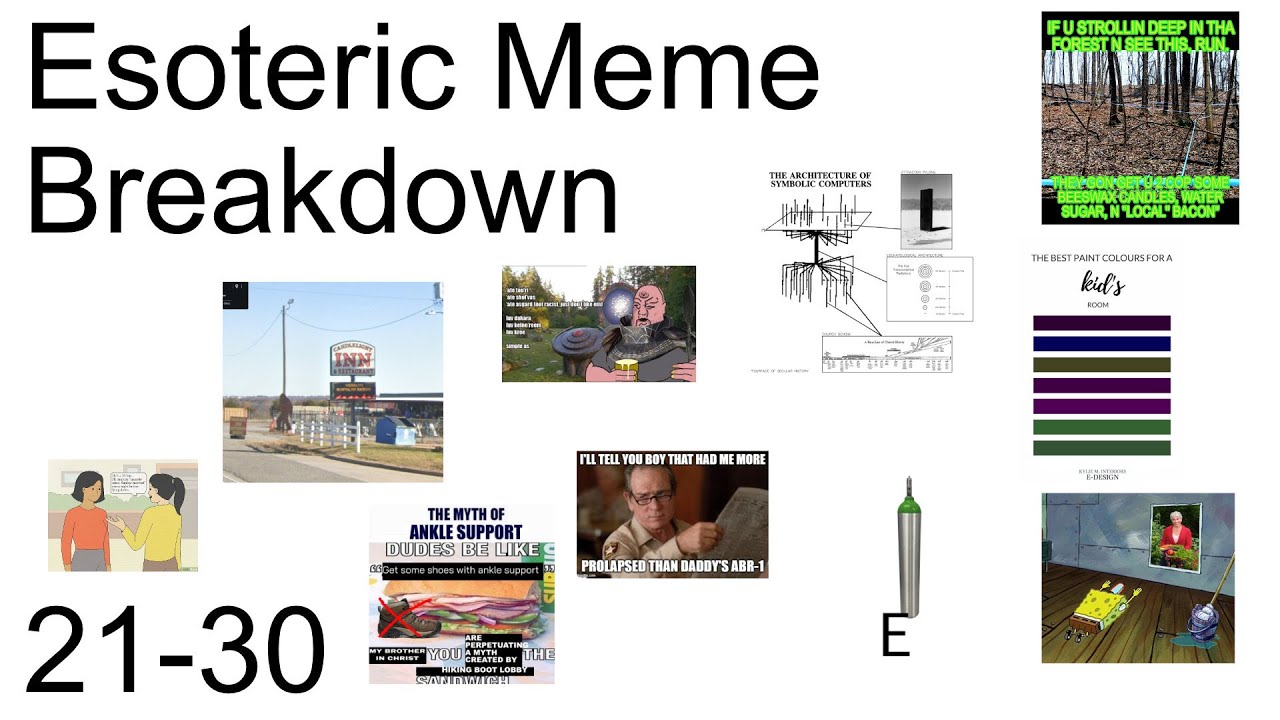 Esoteric Meme Breakdown Episodes 21-30