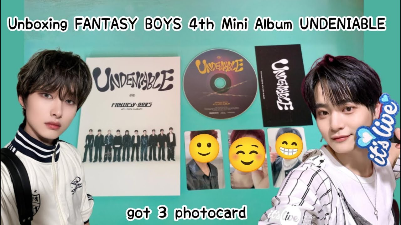 Unboxing FANTASY BOYS 4th Mini Album - UNDENIABLE Eclipse Version #fantasyboys #itzy #jennie #ive
