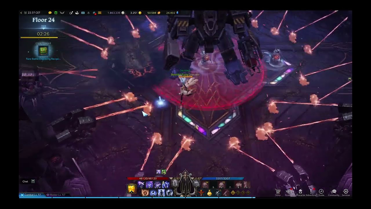 Tower Fatespire Floor 24 T2 (Tier 2) with Bard - Lost Ark
