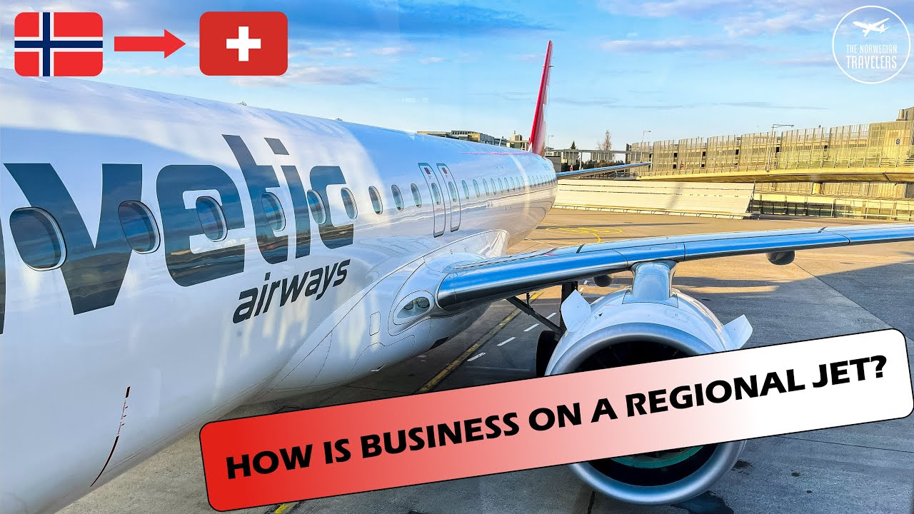 4K | TRIP REPORT | BUSINESS CLASS | HELVETIC AIRWAYS EMBRAER E195-E2 | OSL-ZRH ✈