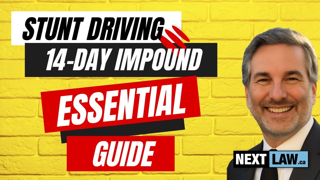 14-Day Stunt Driving Impound: Your Essential Guide