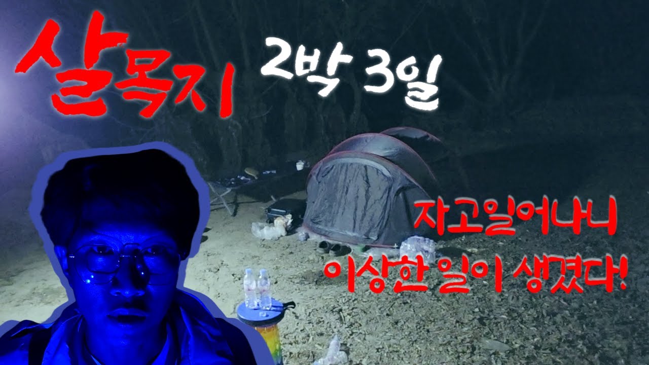 [절대 따라하지 마세요] 살목지에서 2박3일 생존 하다 100만원 날렸습니다 | 족대 낚시 생존