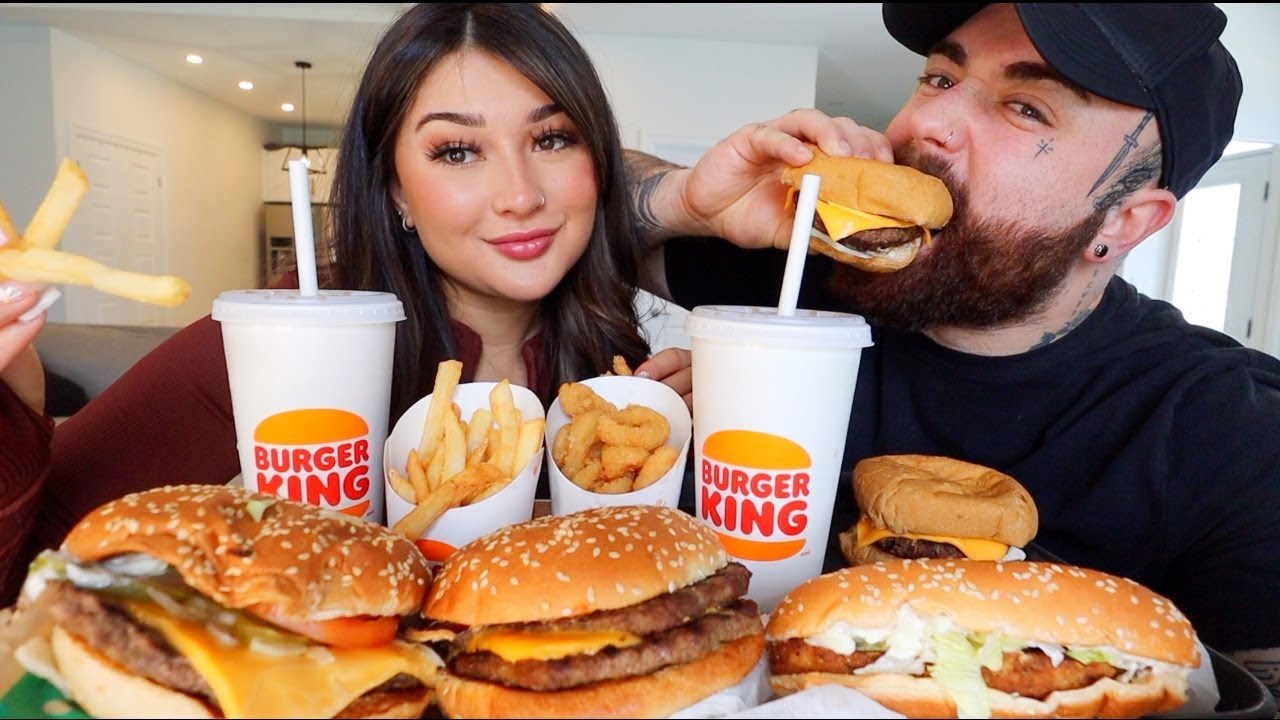 Burger King Mukbang (Whopper • Original Chicken Sandwich • NEW Maple Whisky BBQ Burger)