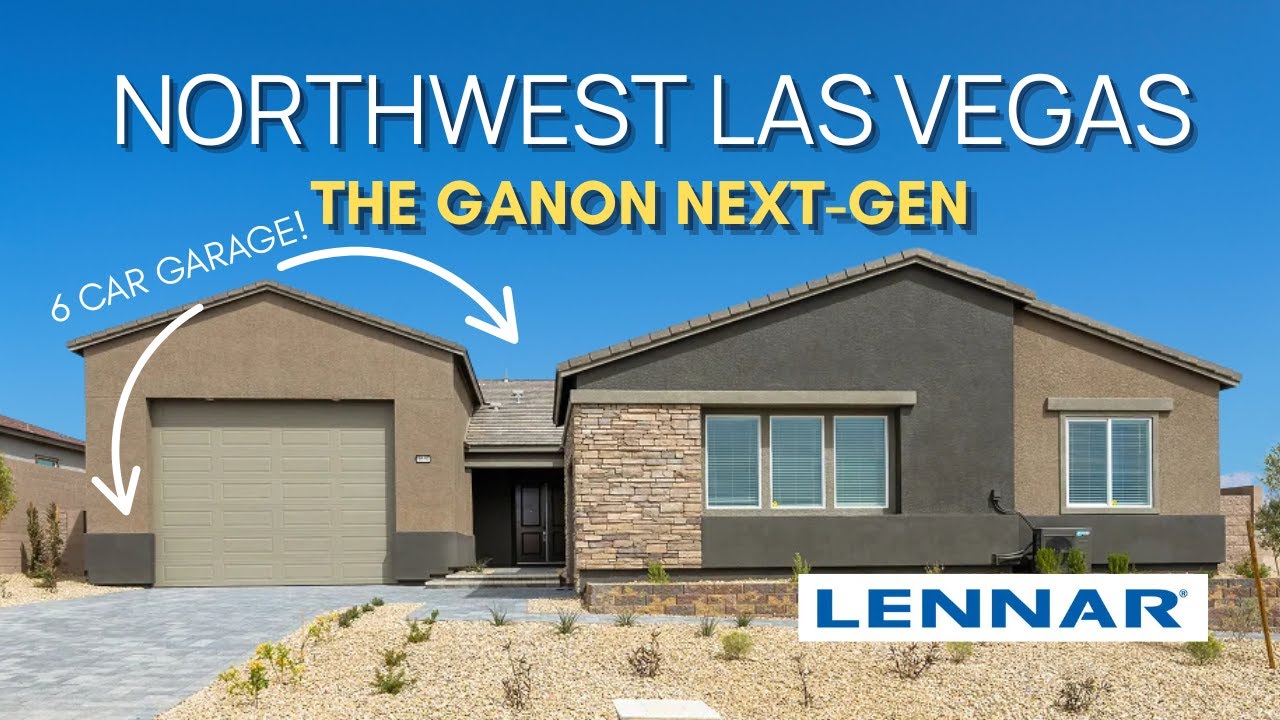 The Ganon by Lennar at The Estates | 6-Car Garage Luxury Home Tour | Las Vegas from $1.22M