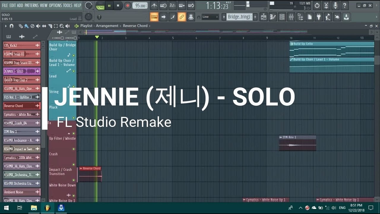 JENNIE - 'SOLO' | FL Studio Remake | FREE FLP