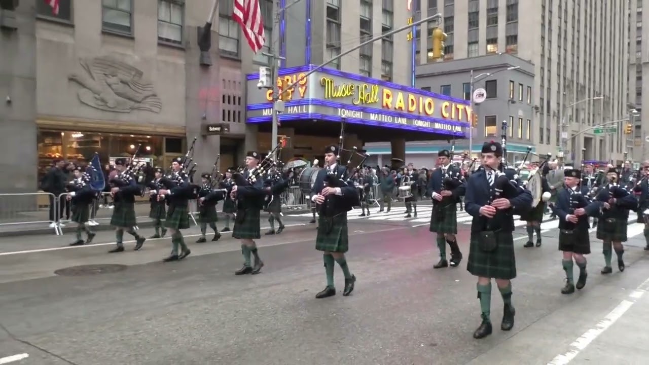 Tartan Parade~NYC~2025~George Herriot's School Pipes and Drums~NYCParadelife