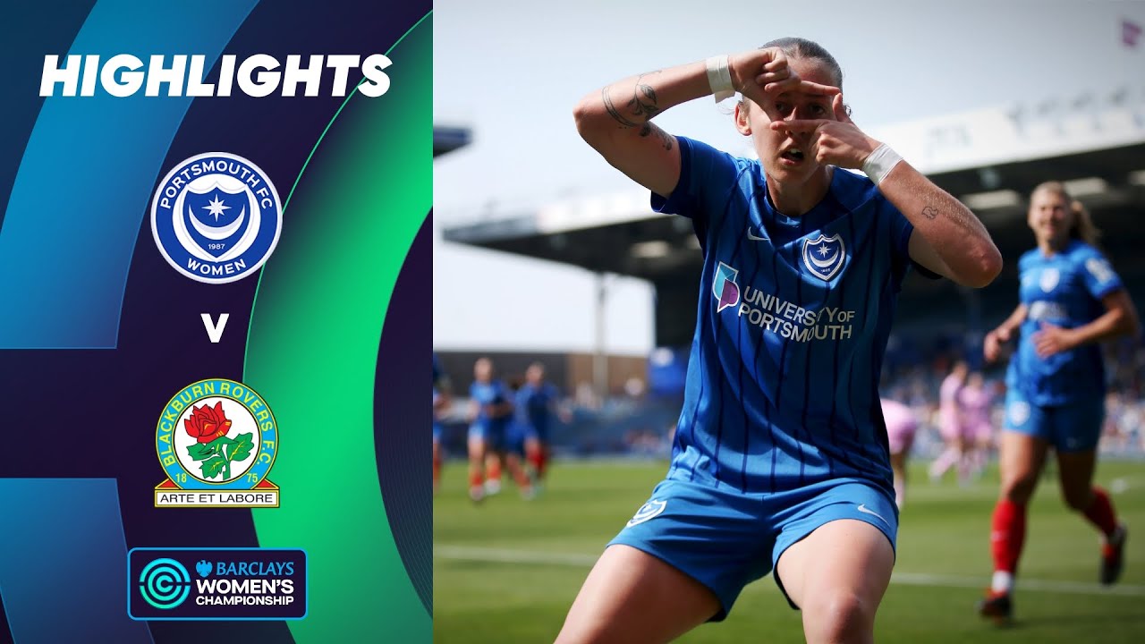 Pompey Run Riot In The Sunshine | Portsmouth v Blackburn Rovers Highlights | Barclays WC 24/25