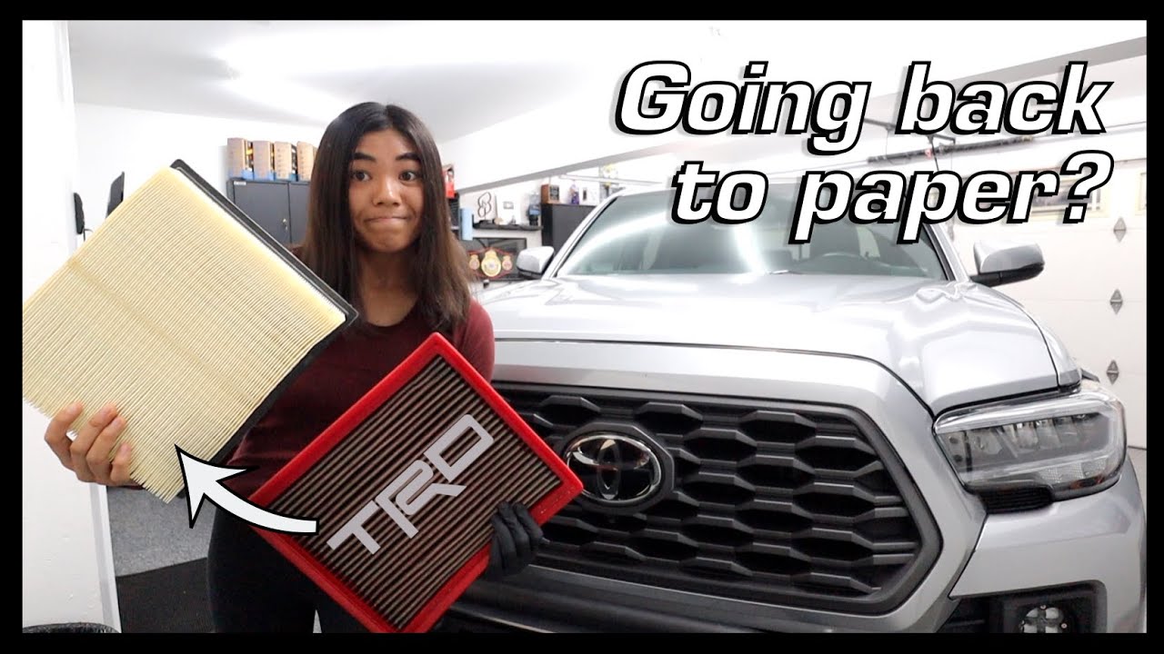 About the TRD Engine Air Filter… (changing my mind!)