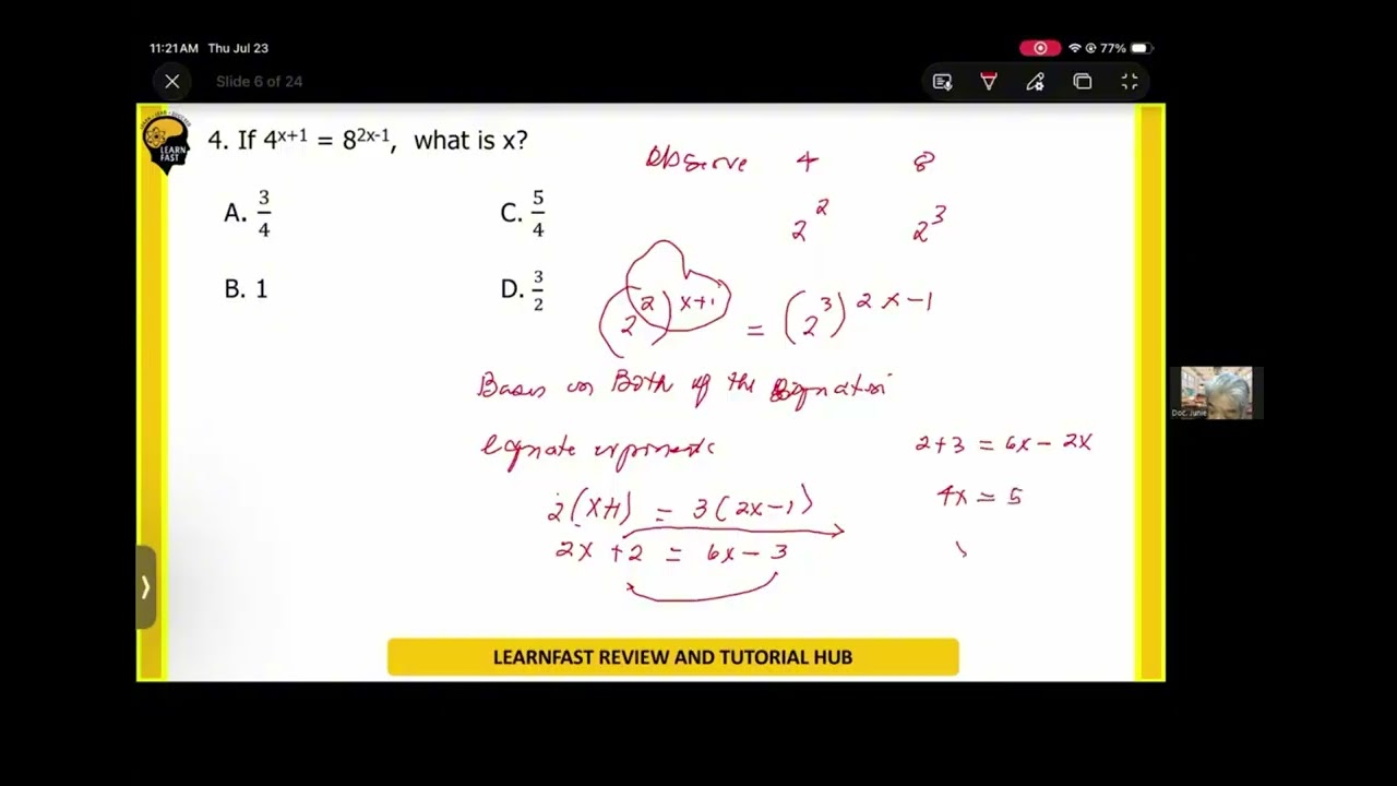 NMAT REVIEW: QUANTITATIVE ABILITY - DOC JUNIE