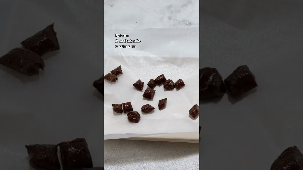 cara membuat permen Milo |&bull; bikin nya gampang