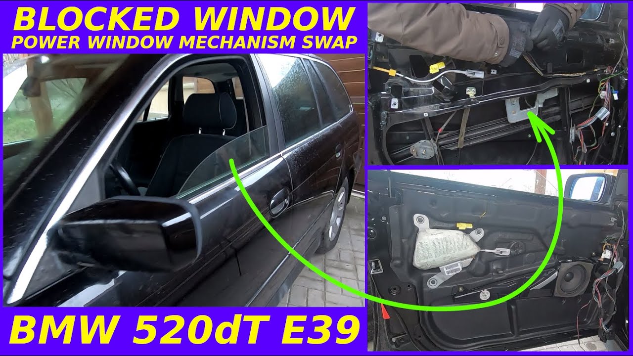 BMW e39 - Power Window Mechanism Swap (HD)