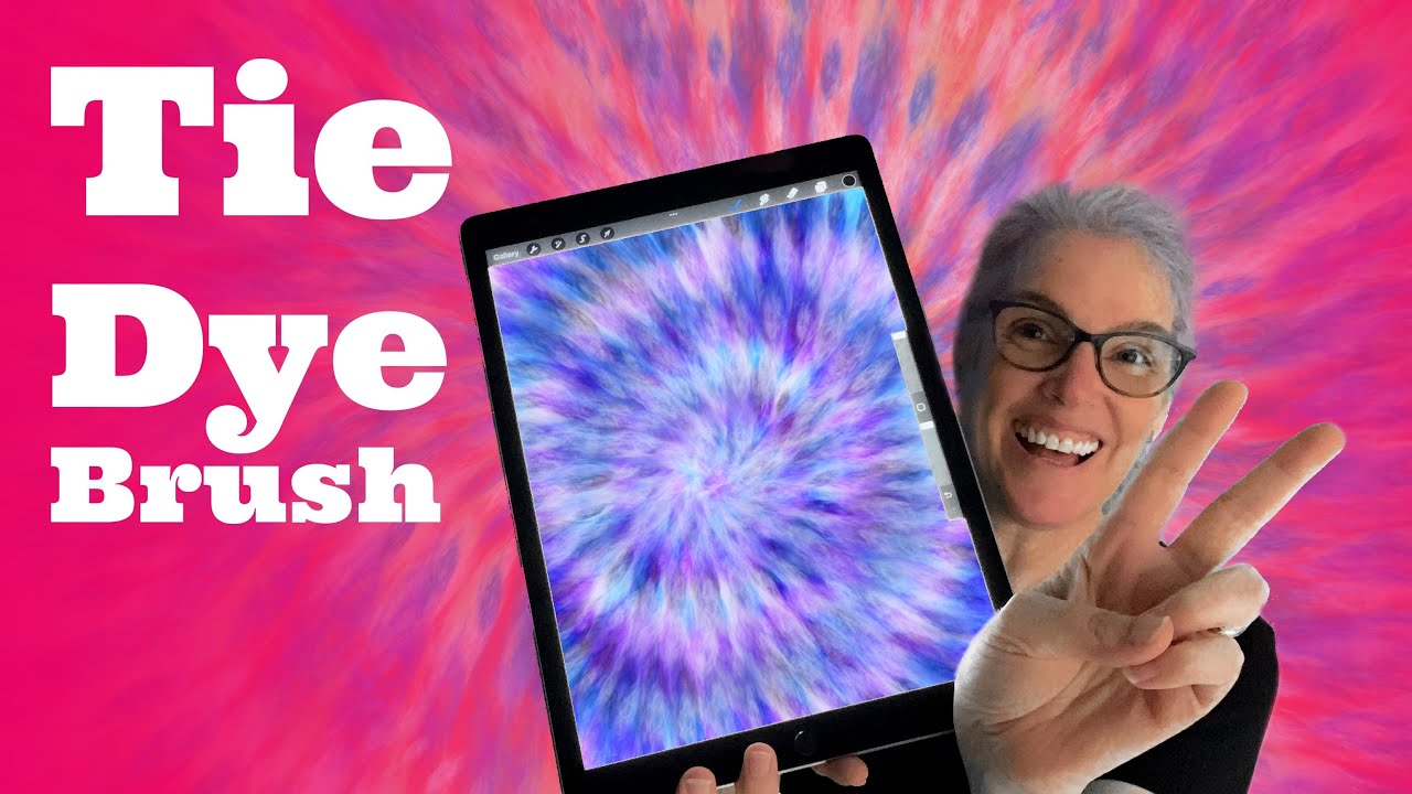 Tie Dye Brush - DIY with Standard Procreate Brushes