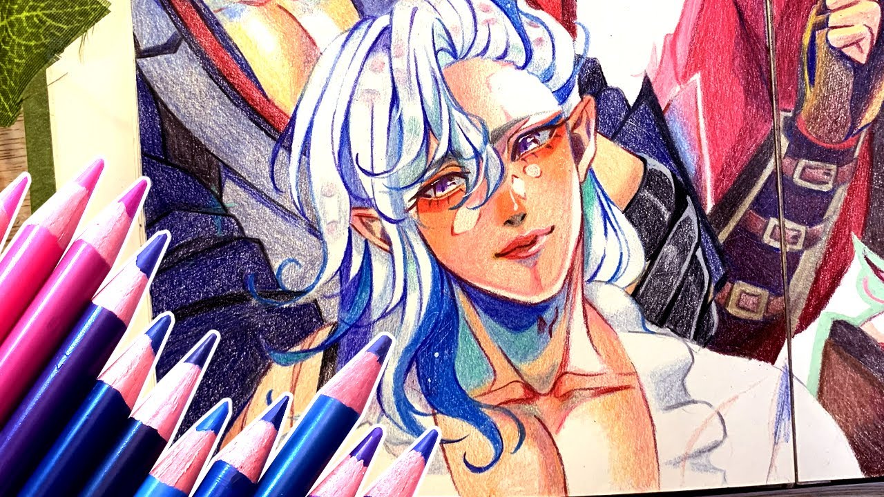 Pintando con Lápices de Colores (madera)