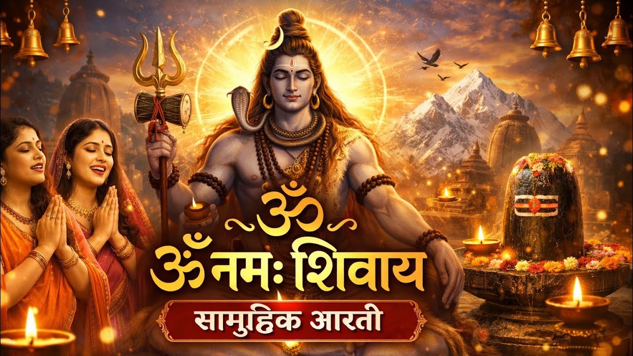 ॐ नमः शिवाय | सामूहिक आरती | भोलेनाथ की शांत भक्ति | Shiv Aarti | Group Bhajan