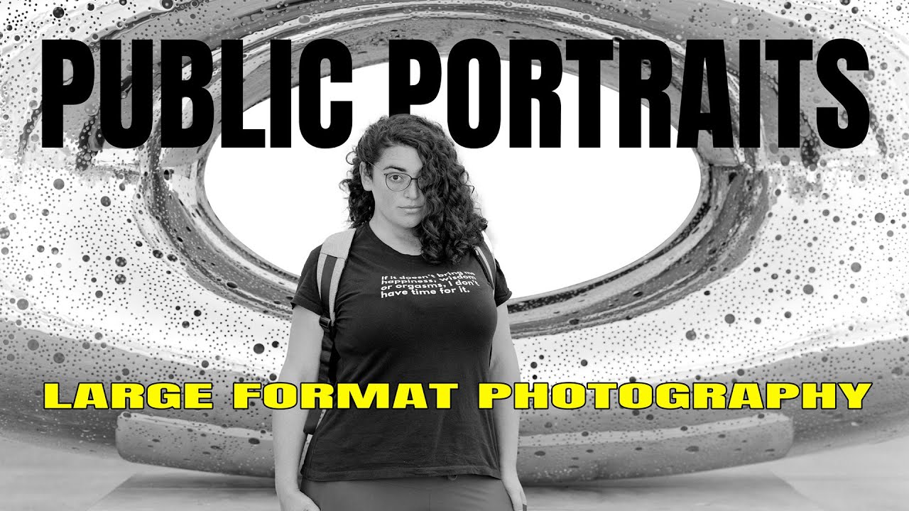 Public Portraits | Large Format Photography | Ilford FP4