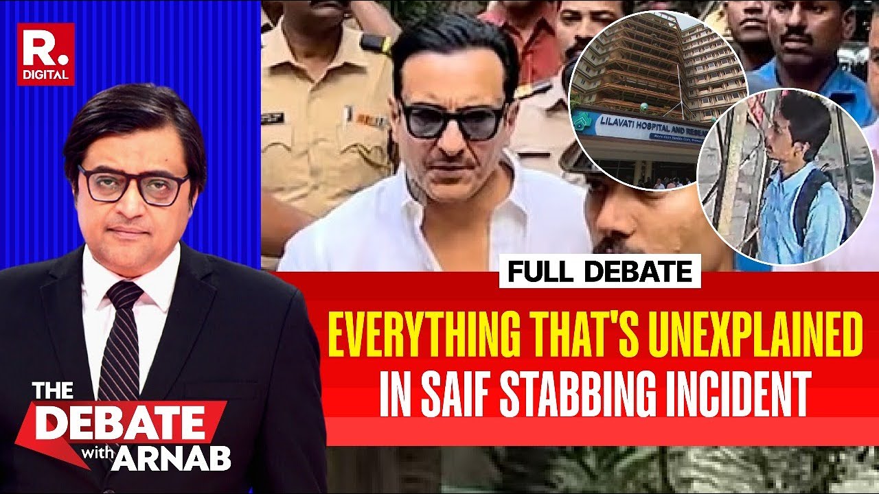 The Debate With Arnab: Unanswered Questions Galore On Saif Fiasco