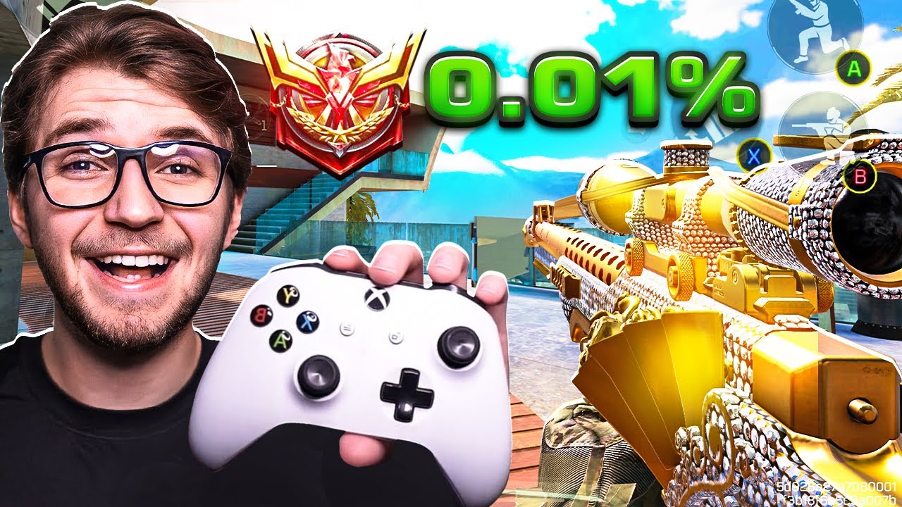 Я играл в COD Mobile LEGENDARY Ranked с контроллером!