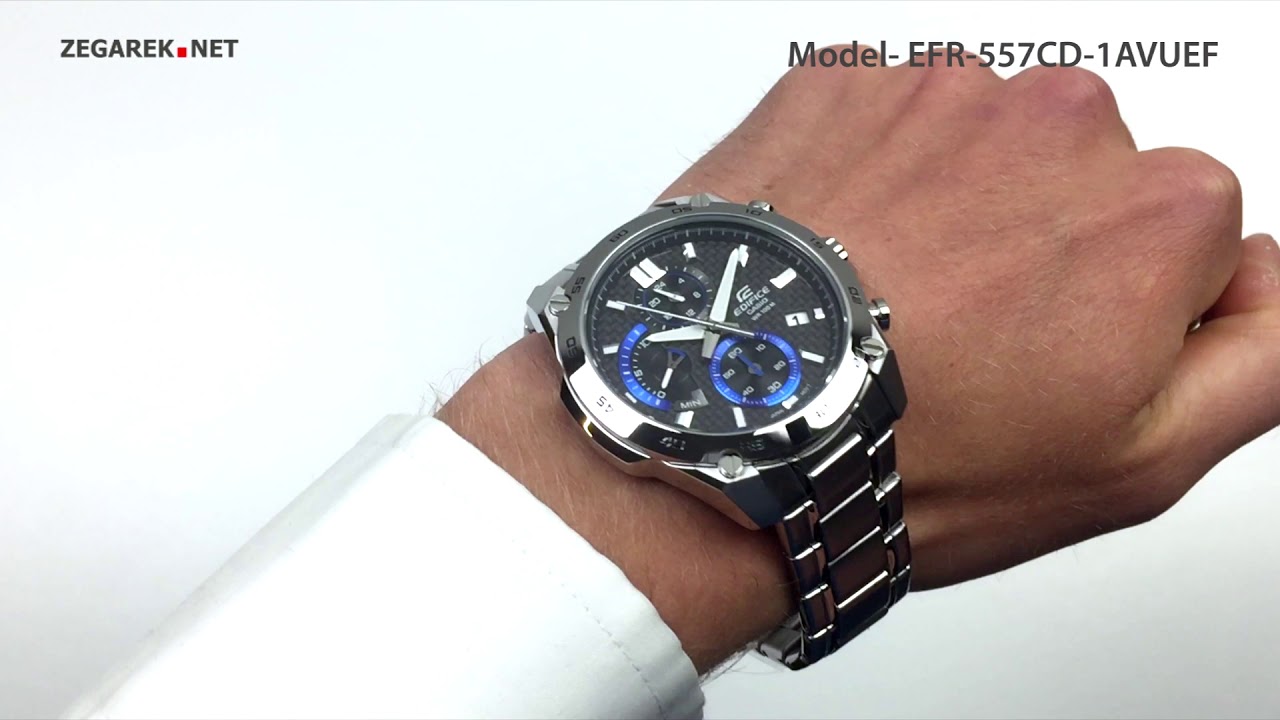 Casio EDIFICE Momentum EFR-557CD-1AVUEF - Zegarek.net