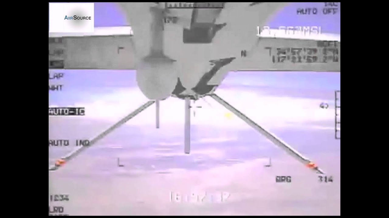 Drone Cam View: MQ1 Predator UAV Surveys the Skyline