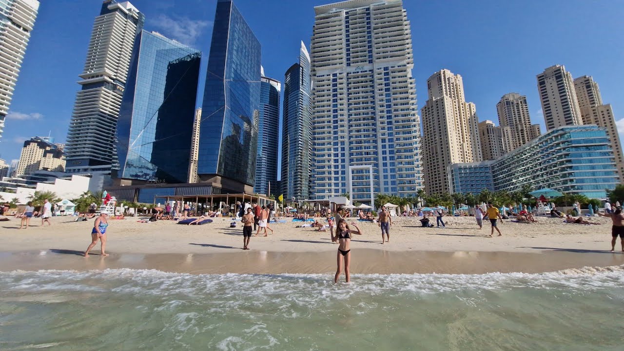 Takie niedziele też lubimy - zima w Dubaju ❤️ / JBR Beach Dubai 