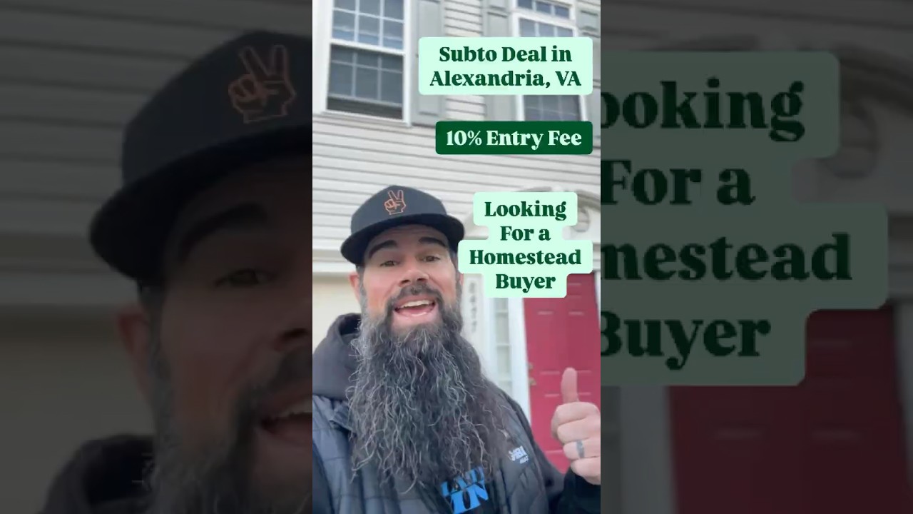 Home For Sale.  Subto - Financing in Place