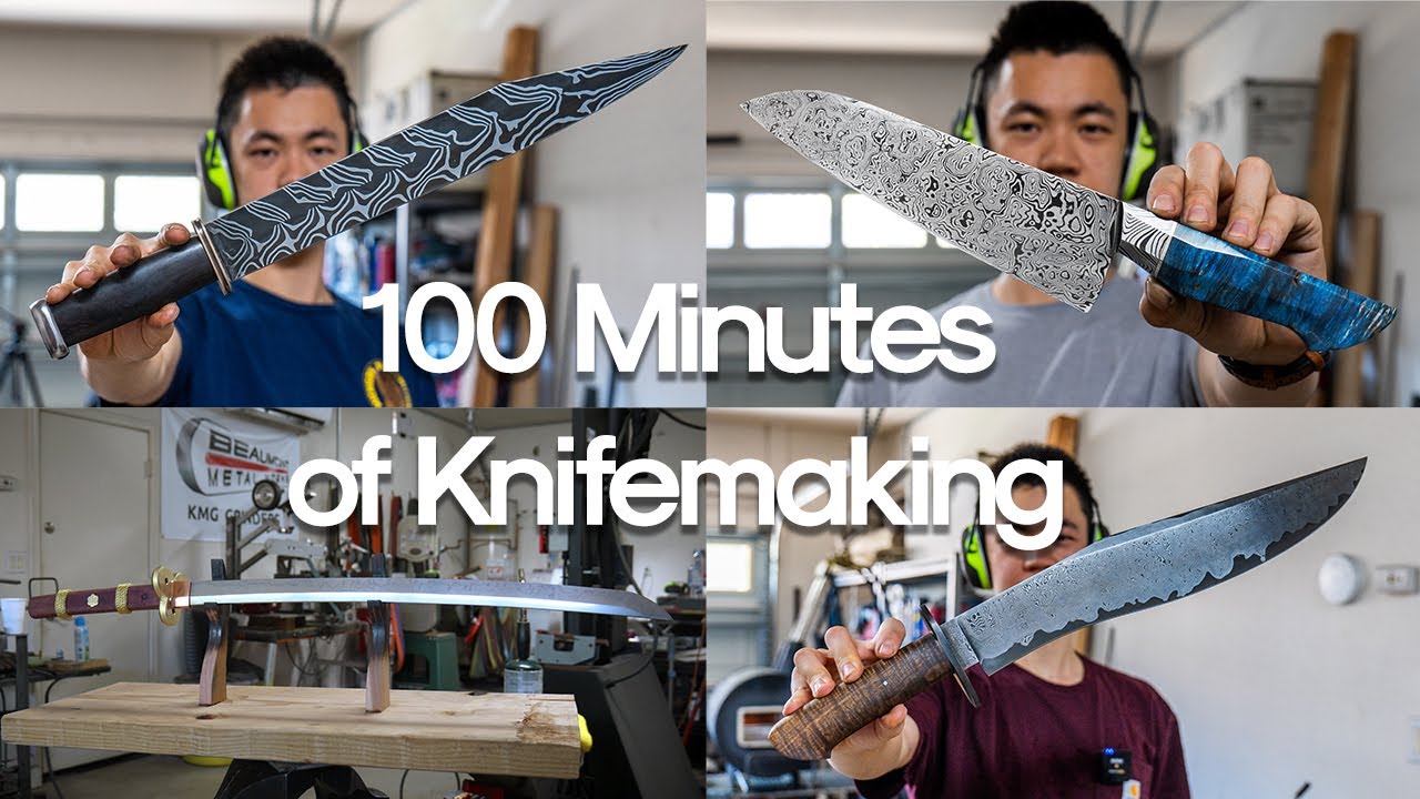 100 Minutes of Knifemaking ASMR