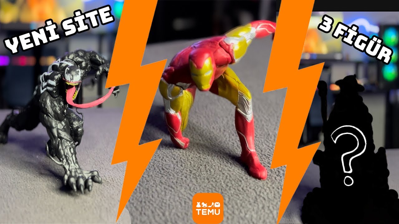YENİ ÇİN SİTESİ TEMU’DAN 3 FARKLI FİGÜR ALDIM !!!