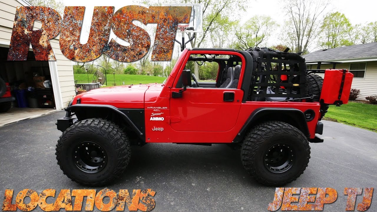 Where to Look for Rust Jeep TJ | Common Rust Spots