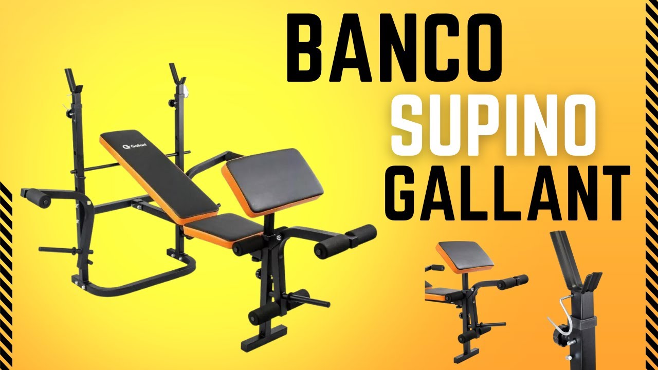Esta&ccedil;&atilde;o Muscula&ccedil;&atilde;o Banco Gallant Gbs1h03a-pt Supino Extensor e Flexor Parte 01