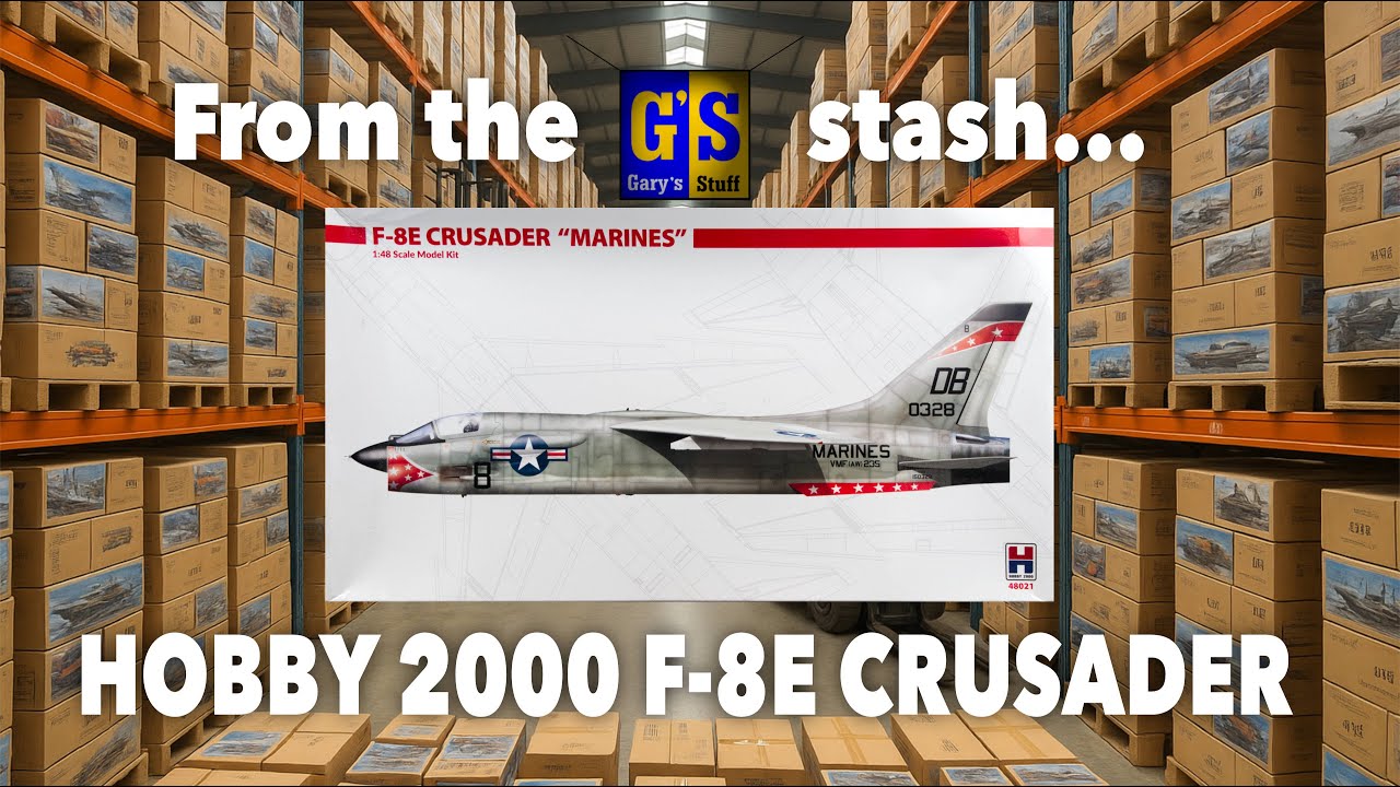 HOBBY 2000 F-8E CRUSADER 1/48 - what's in the box?