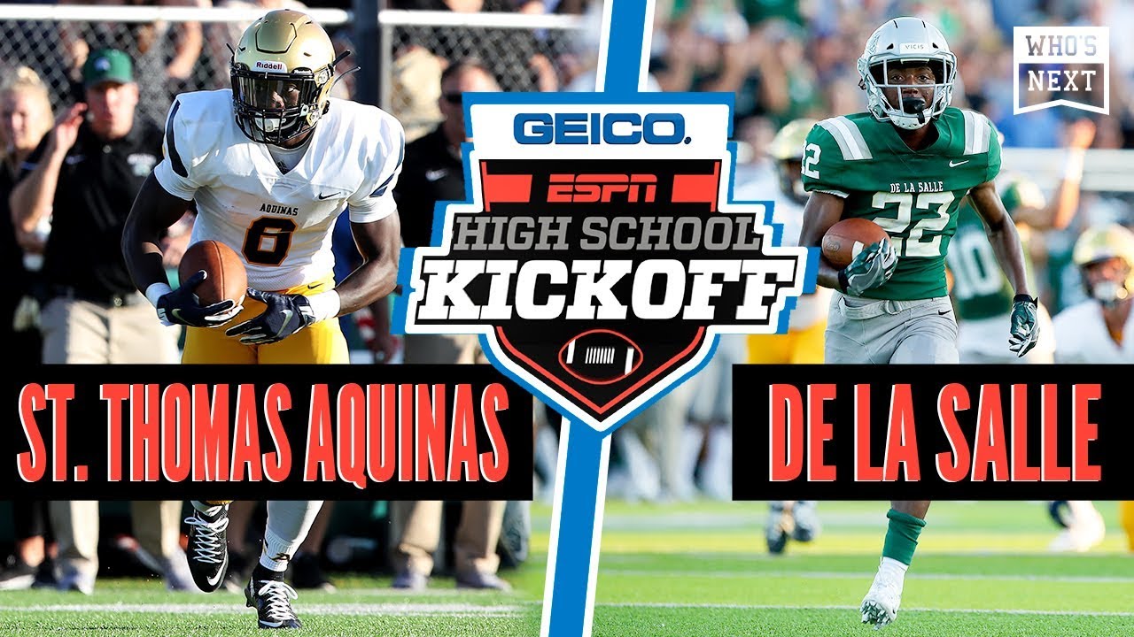 St. Thomas Aquinas (FL) vs. De La Salle (CA) Football - ESPN Broadcast Highlights