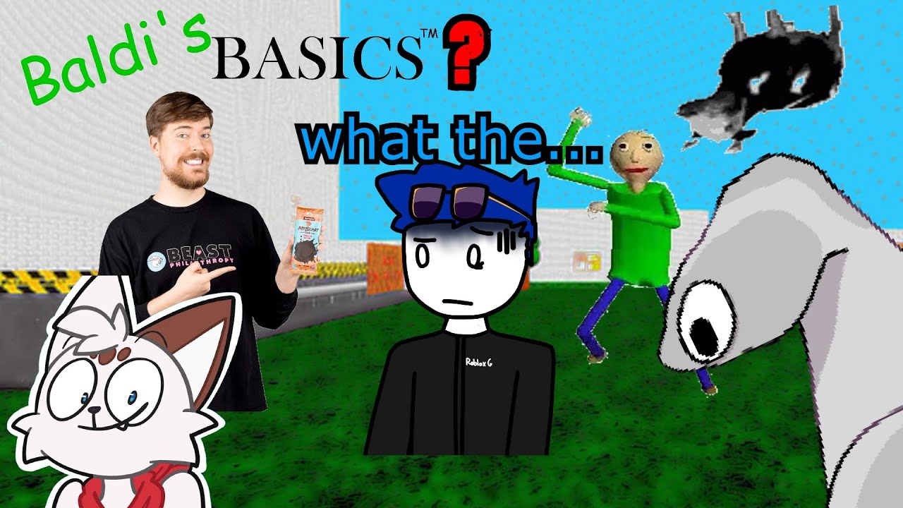 Playing Baldi's Basics...if it were injected with MEMES