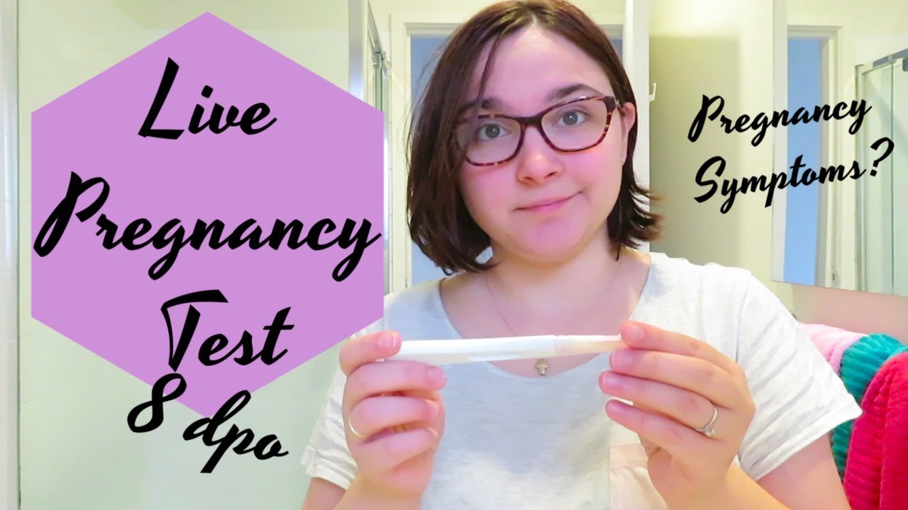 Live Pregnancy Test at 8 Dpo || Pregnancy Symptoms ? || TTC Baby #2