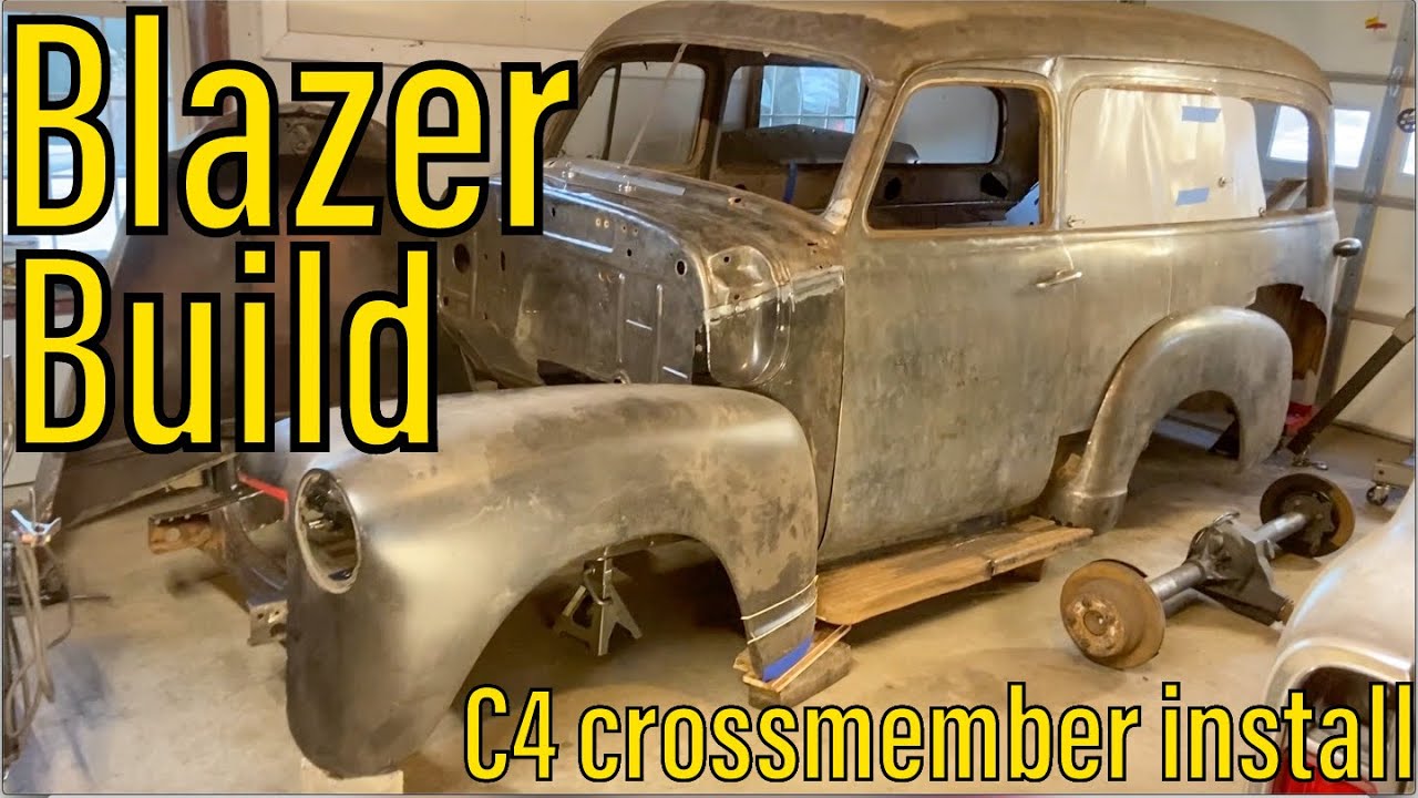 1951 Chevy Blazer Build C4 Suspension Install