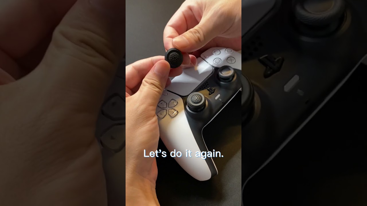 A one-minute tutorial on how to install controller joystick caps. 