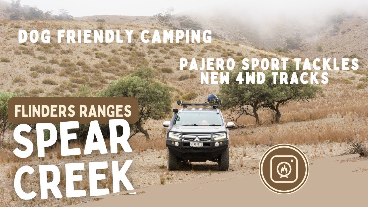 Pajero Sport Vs New 4WD Tracks | Flinders Ranges | Dog Friendly Camping at Spear Creek Station Stay