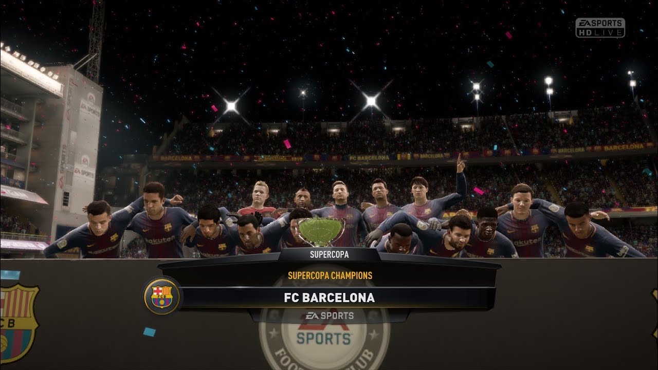 FIFA 19 Beta Gameplay - Sevilla FC Vs FC Barcelona - Supercopa FINAL - HD