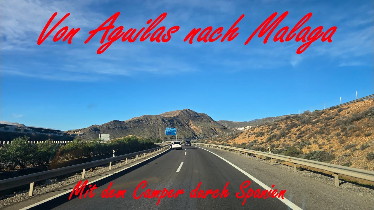 Trotz angesagtem Unwetter, müssen wir nach Malaga | Mit Deutscher Dogge im Van durch Spanien