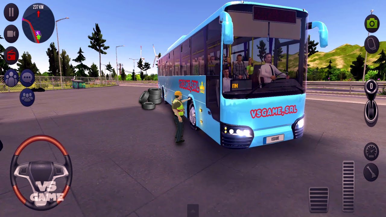 Tyre Puncture and Service | Bus Simulator Ultimate New Update Android Gameplay