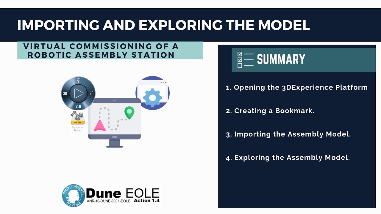 Importing and Exploring the Operative Model with 3DEXPERIENCE