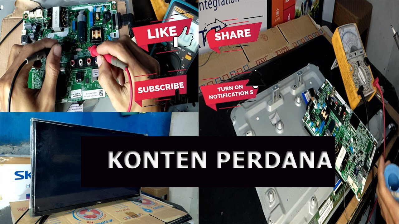 🔥🔥HOT‼️  Tips cepat perbaikan TV LED SAMSUNG 32