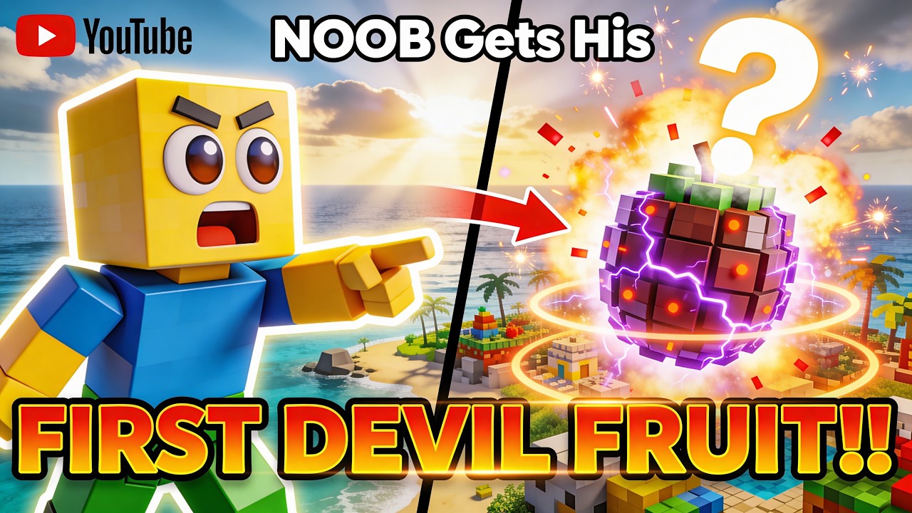 I Got My FIRST Devil Fruit as a NOOB… Was It Worth It? 😳 #roblox