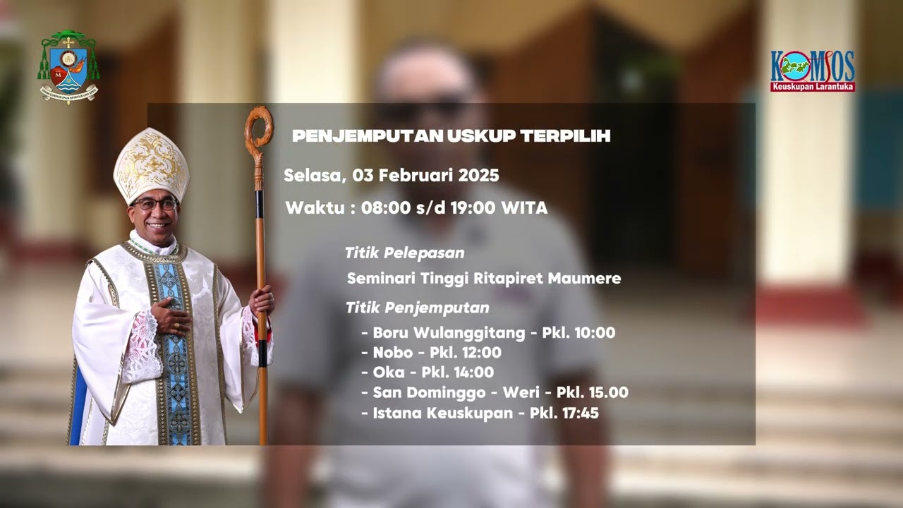 Penjemputan Mgr. Yohanes Hans Monteiro