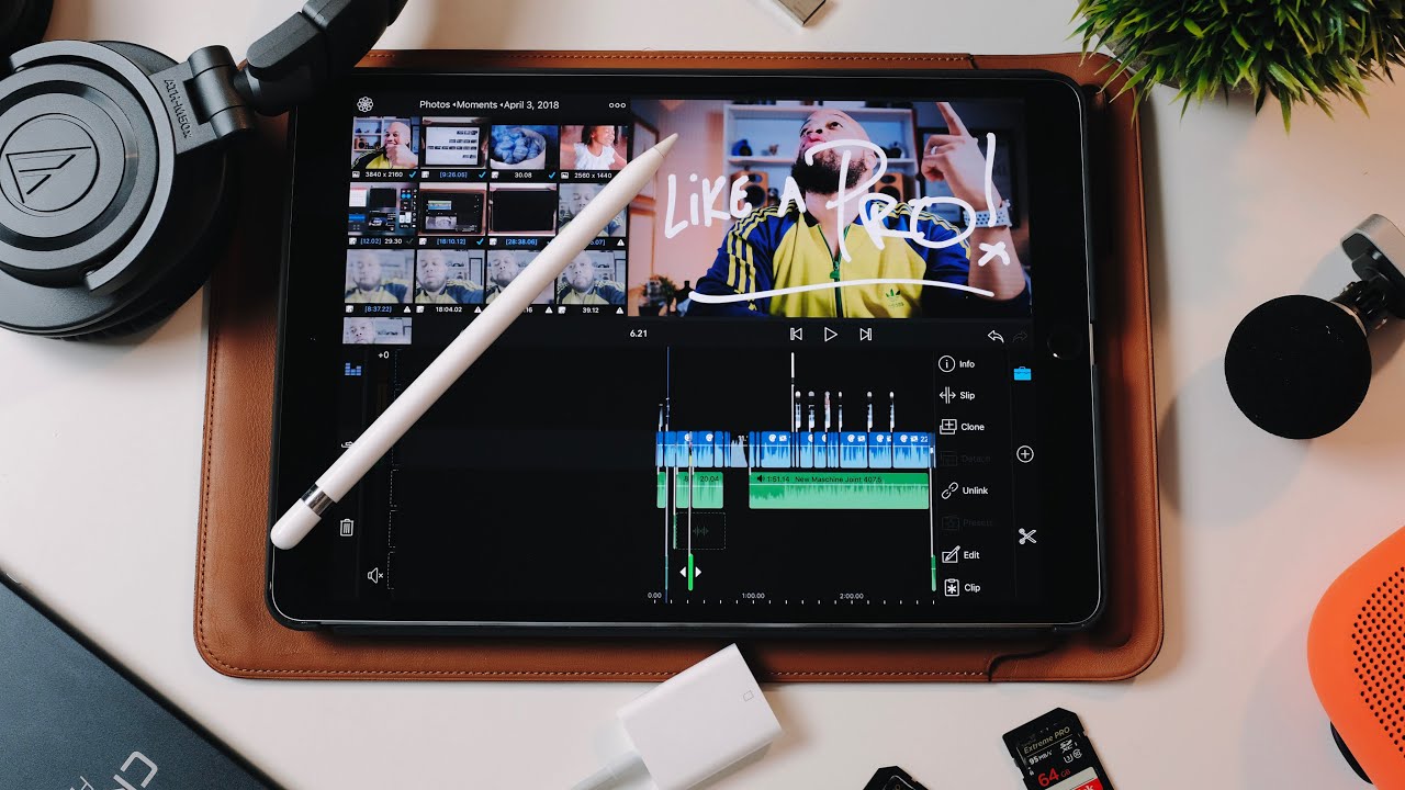 HOW TO EDIT VIDEO on an IPAD LIKE A PRO using LUMA FUSION + FREE GIVEAWAY!!!