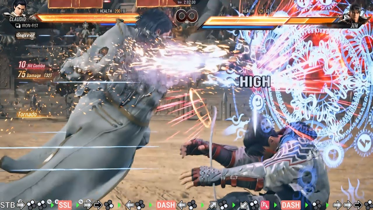 Claudio Serafino Optimal Combos under 2 Minutes!! #tekken8season2