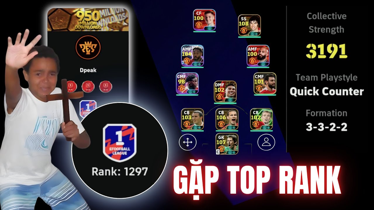 eFootball 2026• LẠI GẶP TOP RANK 1.200 | GIỚI THIỆU SƠ ĐỒ 3-3-2-2 ĐÁ NGON LUÔN