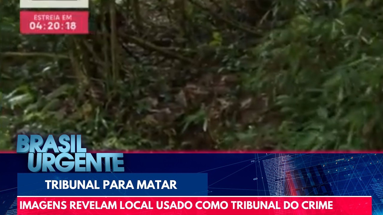 Veja local onde acontece o tribunal do crime | Brasil Urgente