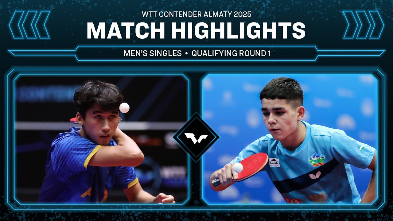 Nurislam Kassym vs Khurshid Akhmedov | MS QR1 | #WTTAlmaty 2025